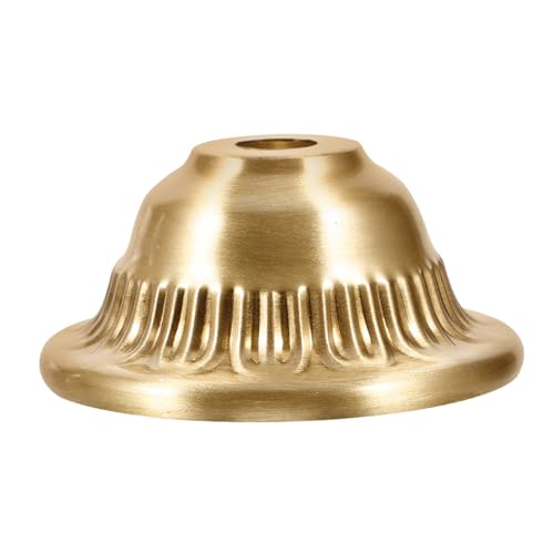 SOPOTUTU Stabiler Lampenbaldachin aus Reinem Messing Dekorativer Lampenhalter für Steh Tischlampen Langlebiges Einfache Reinigung Geeignet für Wohn Schlafzimmerbeleuchtung von SOPOTUTU