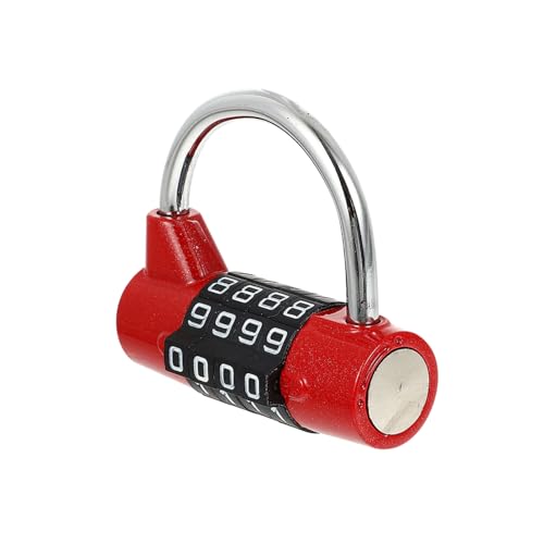 SOPOTUTU Stelliges Zahlenschloss Stelliger Outdoor Vorhängeschloss Zahlencode Schloss für Schrank Briefkasten Schule Sicheres Diebstahl Kombinationsschloss von SOPOTUTU