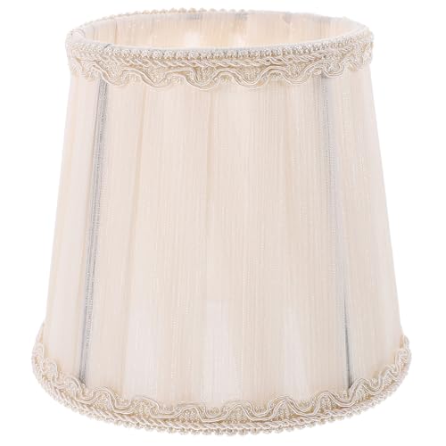 SOPOTUTU Stoff Lampenschirm für Tischlampe Ersatz Lampenschirm aus Baumwollstoff Weicher Lichtfilter Langlebig und Dekorativ für Wohnzimmer und Schlafzimmer Cremeweiß SOPOTUTU Stoff Lampenschirm für Tischlampe Ersatz Lampenschirm aus Baumwollstoff Weicher Lichtfilter Langlebig und Dekorativ für Wohnzimmer und Schlafzimmer Cremeweiß von SOPOTUTU