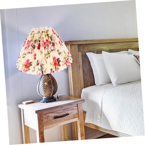 SOPOTUTU Stoff lampenschirm für Tischlampe und Wandlampe Dekorativer Lampenüberzug aus Robustem Material Langlebig Einfache Montage Geeignet für Wohn Schlafzimmerbeleuchtung von SOPOTUTU