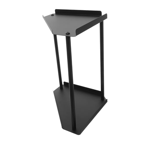SOPOTUTU Stufiger Badregal Organizer für Waschtisch Platzsparendes Wasserdichtes Metall-eckregal für Kosmetik und Toilettenartikel Offenes Design für Einfache Zugänglichkeit Geeignet für von SOPOTUTU