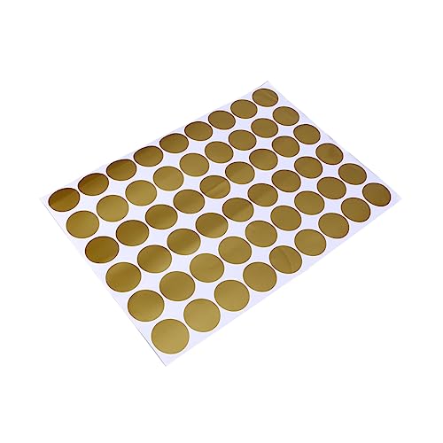 SOPOTUTU Teiliges Abnehmbare Goldene Runde Wandtattoos Selbstklebende Punkte für Kinderzimmer Babyzimmer und Festliche Wanddekoration Wiederverwendbar Glatten Oberflächen Wie Keramik von SOPOTUTU