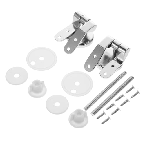 SOPOTUTU Toilettensitz Scharniere aus Robustem mit Schrauben Einfache Montage Kompatibel Toilettendeckeln Langlebige Wc Sitz Befestigung SOPOTUTU Toilettensitz Scharniere aus Robustem mit Schrauben Einfache Montage Kompatibel Toilettendeckeln Langlebige Wc Sitz Befestigung von SOPOTUTU