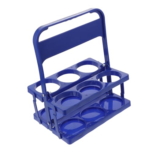 SOPOTUTU Tragbarer Bierflaschenhalter Faltbar Leicht Beer Rack Flaschenhalter für Bar Party Getränketräger mit Rundem Flaschenmund Stabiler Griff Kompakt und Langlebig für Outdoor und von SOPOTUTU