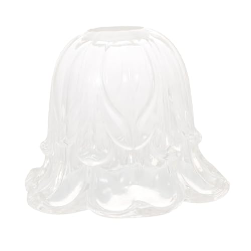 SOPOTUTU Transparent matter Lampenschirm aus Glas Dekorativer Lampenschirm für Deckenleuchte Wohnzimmer Schlafzimmer Esszimmer Stilvolles Zubehör für Moderne und Rustikale Wohnstile von SOPOTUTU