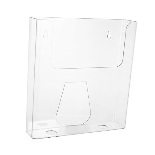 SOPOTUTU Transparenter Acryl Broschürenhalter Wandmontage Stabiler Prospektständer für Büro und Einzelhandel Leicht Modernes Design Sichtbarkeit für Flyer Magazine Dokumente SOPOTUTU Transparenter Acryl Broschürenhalter Wandmontage Stabiler Prospektständer für Büro und Einzelhandel Leicht Modernes Design Sichtbarkeit für Flyer Magazine Dokumente von SOPOTUTU