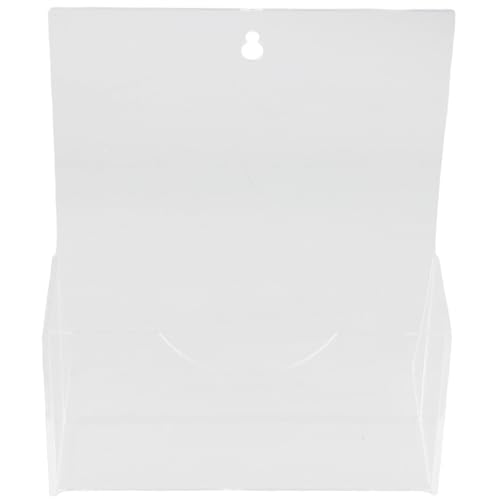 SOPOTUTU Transparenter Acryl Prospekthalter Stabiler Displayständer für Menüs Flyer Broschüren Schreibtisch Organizer Moderner Minimalistischer Tischaufsteller von SOPOTUTU