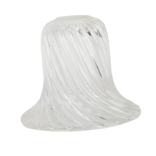 SOPOTUTU Transparenter Einfacher Glasschirm Lampenabdeckung Ersatz Lampenschirm für Tischlampe Stehlampe Innenbereich Geeignet Langlebig und Vielseitig Einsetzbar von SOPOTUTU