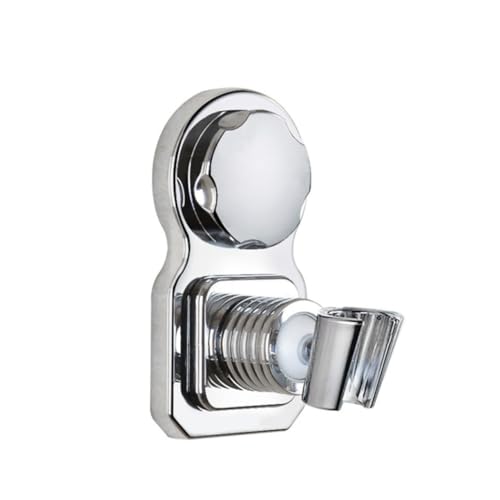 SOPOTUTU Vakuum saugnapf Duschkopfhalterung Verstellbar ohne Bohren Duschbrause Halter Badzubehör mit Stabilem Saugnapf und Flexiblem Winkel für Wandmontage Badezimmer von SOPOTUTU