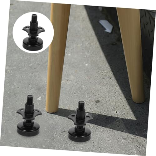 SOPOTUTU Verstellbare Möbelfüße Höhenversteller Möbel Nivellierfüße für Sofa Tisch Stabil und Langlebig für Zuhause und Büro von SOPOTUTU