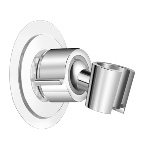 SOPOTUTU Verstellbarer Duschkopfhalter ohne Bohren Transparenter Klebehalterung Verchromte Handbrause Wandhalterung Kompatibel Einfache Montage Robuste Sprinklerbasis für Bad SOPOTUTU Verstellbarer Duschkopfhalter ohne Bohren Transparenter Klebehalterung Verchromte Handbrause Wandhalterung Kompatibel Einfache Montage Robuste Sprinklerbasis für Bad von SOPOTUTU