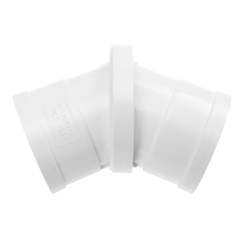 SOPOTUTU Verstellbarer Pvc wasserrohrbogen Drehbar Druckbeständig Korrosionsfest Kompakt für Küche Bad Garten Abfluss Toiletten Anschluss von SOPOTUTU