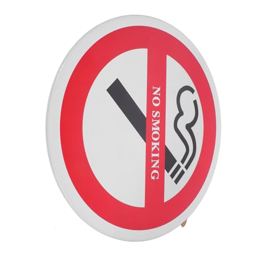 SOPOTUTU Vintage Eisernes Rauchverbot Schild Rund Sichtbares No Smoking Wall Sign für Restaurant und Geschäft Einfach Montierbares Flexibel Einsetzbares Verbotsschild mit Künstlerischem SOPOTUTU Vintage Eisernes Rauchverbot Schild Rund Sichtbares No Smoking Wall Sign für Restaurant und Geschäft Einfach Montierbares Flexibel Einsetzbares Verbotsschild mit Künstlerischem von SOPOTUTU