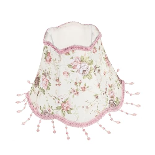 SOPOTUTU Vintage Lampenschirm Fassung Tischlampe Lampenabdeckung Einfache Montage Robustes Design Multifunktional für Schreibtisch und Nachttischlampen Dekorativ im Retro Stil Rosa SOPOTUTU Vintage Lampenschirm Fassung Tischlampe Lampenabdeckung Einfache Montage Robustes Design Multifunktional für Schreibtisch und Nachttischlampen Dekorativ im Retro Stil Rosa von SOPOTUTU