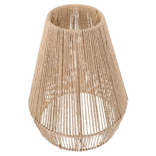 SOPOTUTU Vintage Pendelleuchte Lampenschirm aus Papierseil Gewebter Lampenschirm für Hängelampe und Tischlampe Rustikaler Kronleuchter für Wohnzimmer Esszimmer Büro Natürlicher SOPOTUTU Vintage Pendelleuchte Lampenschirm aus Papierseil Gewebter Lampenschirm für Hängelampe und Tischlampe Rustikaler Kronleuchter für Wohnzimmer Esszimmer Büro Natürlicher von SOPOTUTU