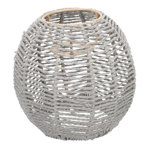 SOPOTUTU Vintage Woven Lampenschirm Deckenleuchte Handgefertigt Elegantes Lichtschutz Für Wohnzimmer Schlafzimmer Restaurant Hotel Dekorative Hängelampe SOPOTUTU Vintage Woven Lampenschirm Deckenleuchte Handgefertigt Elegantes Lichtschutz Für Wohnzimmer Schlafzimmer Restaurant Hotel Dekorative Hängelampe von SOPOTUTU