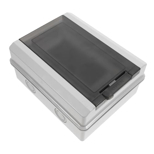SOPOTUTU Wasserdichte Fach Verteilerbox mit Transparentem Fenster Schutz Abschließbarem Seitenfenster Hutschiene Robuste Sicherungs und Stromverteilerbox für Innen und Außenbereiche SOPOTUTU Wasserdichte Fach Verteilerbox mit Transparentem Fenster Schutz Abschließbarem Seitenfenster Hutschiene Robuste Sicherungs und Stromverteilerbox für Innen und Außenbereiche von SOPOTUTU