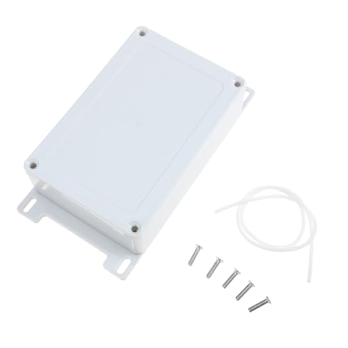 SOPOTUTU Wasserdichte Kabelabzweigkasten mit Befestigungsösen Wetterfeste Schutzbox für Elektrische Verbindung Robuste Außenklemmdose für Verlängerungskabel Weiß von SOPOTUTU