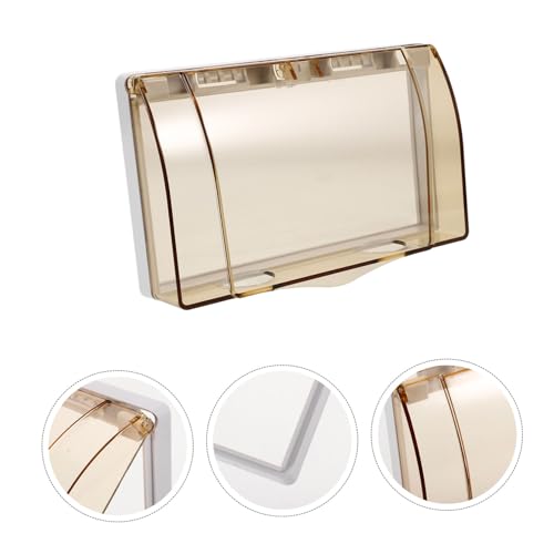 SOPOTUTU Wasserdichte Steckdosen abdeckung aus Robustem Material Spritzschutz und Ölresistent mit Starkem Kleber für Einfache Montage Extra Platz für Stecker Geeignet für Badezimmer und SOPOTUTU Wasserdichte Steckdosen abdeckung aus Robustem Material Spritzschutz und Ölresistent mit Starkem Kleber für Einfache Montage Extra Platz für Stecker Geeignet für Badezimmer und von SOPOTUTU