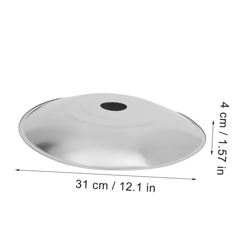 SOPOTUTU Wasserdichter Edelstahl Lampenschirm Durchmesser Moderner Rustikaler Lampenschirm für Außenbereich Kompatibel mit Straßenlaternen und Pendelleuchten Wetterfeste Außenbeleuchtung von SOPOTUTU