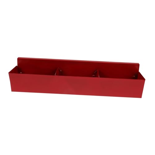 SOPOTUTU Werkstatt Aufbewahrungsbox Schraubenbox aus Stahl mit Großen Fächern Langlebiger Schrauben und Kleinteile Organizer Praktische Sortierbox für Garage und Werkstatt von SOPOTUTU