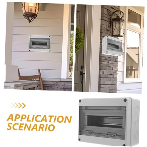 SOPOTUTU Wetterfeste Kunststoff Verteilerbox Kleine Sicherungskasten für Innen Außen Robuste Elektrische Verteilerdose Installieren Vielseitig Einsetzbar für Kabelverbindung und Schutz von SOPOTUTU