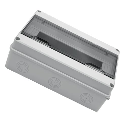 SOPOTUTU Wetterfeste Verteilerdose Kunststoff Fach Aufputz Junction Box für Außenbereich Schutz und Staubdicht für Büro Industrie und Haushalt von SOPOTUTU