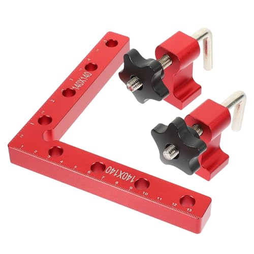 SOPOTUTU Winkelklemme Teilig Aluminiumlegierung Holzwerkzeug Rechtwinkliger Clip für Präzises Fixieren von Rahmen Schränken bei Holzbearbeitung SOPOTUTU Winkelklemme Teilig Aluminiumlegierung Holzwerkzeug Rechtwinkliger Clip für Präzises Fixieren von Rahmen Schränken bei Holzbearbeitung von SOPOTUTU