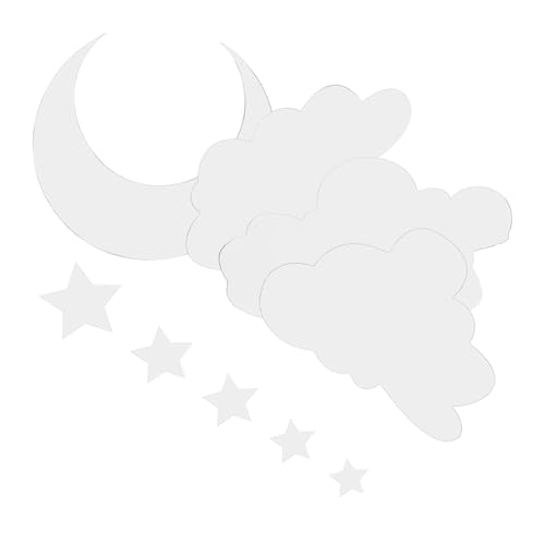 SOPOTUTU Wolken Wandspiegel Selbstklebend Abnehmbar Dekorative Sterne Mond Spiegelaufkleber Kinderzimmer Schlafzimmer Wohnzimmer Wanddeko SOPOTUTU Wolken Wandspiegel Selbstklebend Abnehmbar Dekorative Sterne Mond Spiegelaufkleber Kinderzimmer Schlafzimmer Wohnzimmer Wanddeko von SOPOTUTU