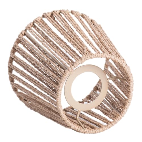 SOPOTUTU Woven Chandelier Lampshade aus Jute Vintage Lampenschirm für Hängelampe Geeignet für Restaurant und Büro Hochwertiger Stabiler Lampenschirm für Vielfältige und Szenarien von SOPOTUTU