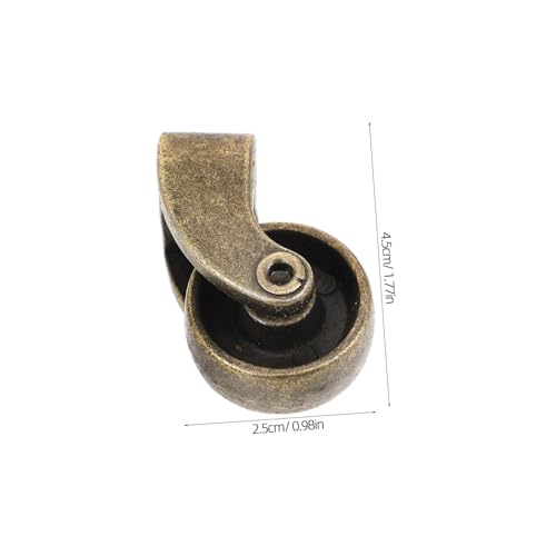 SOPOTUTU Zinklegierung Sofa Ersatzrollen Möbelrollen Lenkrollen Leise Robust Low profile für Couch und Sofa Einfache Montage Langlebig und Vielseitig für Möbelbewegung von SOPOTUTU