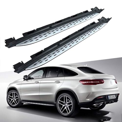 2 Stück Auto Trittbretter Seitenschweller, für Mercedes Benz GLE C292 GLE43 GLE63 AMG Coupe 2016-2019 Schweller Seitenstufen Anticrash Seitentrittleistenpedale von SOPOUT