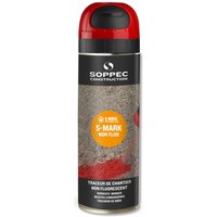 Baustellenmarkierer s-mark Rot nicht fluoreszierend von SOPPEC