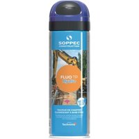 Soppec - Baustellenmarkierspray Fluo tp Hydro neonblau 500ml Spraydose von SOPPEC