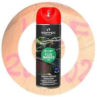 Markierspray rot fluo Marker Inhalt 500 ml von KRAMP