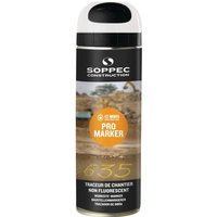 SOPPEC Baustellenmarkierspray Pro Marker weiß 500 ml Spraydose von SOPPEC
