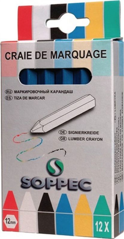 SOPPEC Markierkreide (blau / unpapiert) - 421101 von SOPPEC