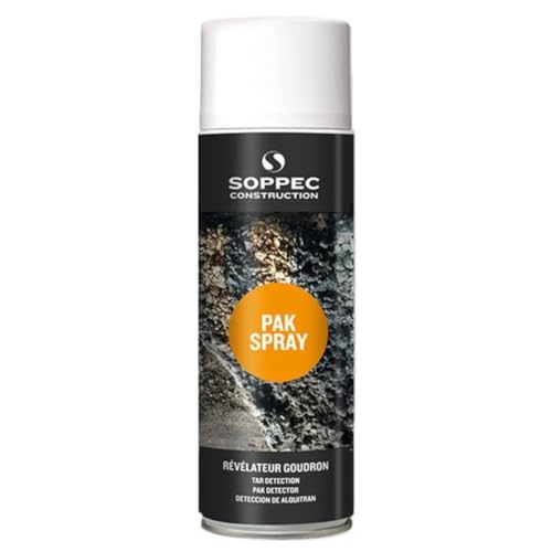 SOPPEC Pak Detektor Spray 500ml Teer Testspray weiß Analyse Detector Spray von Soppec