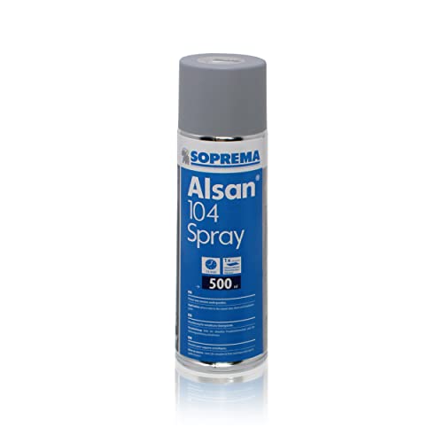 SOPREMA GMBH ALSAN 104 Spray 1 Dose (0,5 kg) Metallgrundierung - für alle metallischen Untergründe wie z.B. Stahl, Alu, Zink, Kupfer | zur Vorbereitung für ALSAN PMMA- PU- und Abdichtungsharze von SOPREMA GMBH