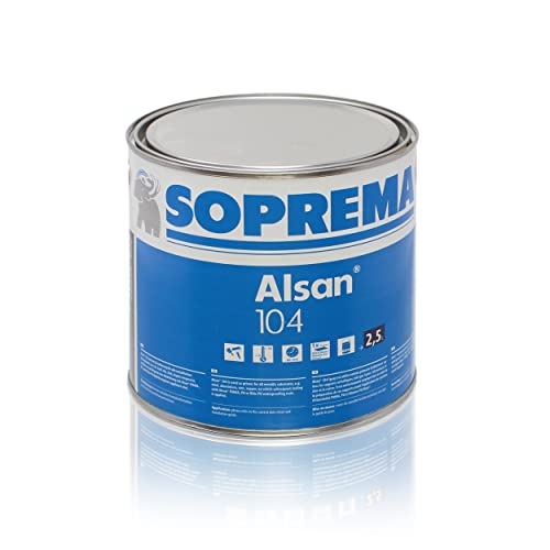 SOPREMA GMBH ALSAN 104 Metallgrundierung 1 Dose (2,5 kg) dient als Haftvermittler für Alsan auf metallischen Untergründe wie z.B. Stahl, Alu, Zink, Kupfer von SOPREMA GMBH
