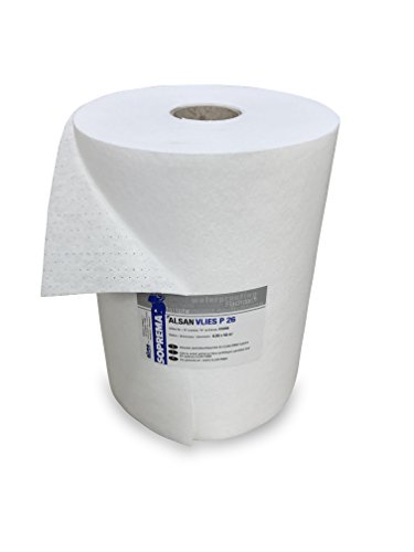 ALSAN PMMA VLIES FLEECE 110P | perforiertes Spezialkunstfaservlies mit 110,0 g/m² Flächengewicht (Abm.: 25 cm x 50 Meter) von SOPREMA