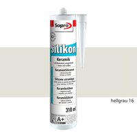 Silikon Keramik Fugen Fliesen 310ml Abdichtung Farbe hellgrau 1 Stück - Sopro von SOPRO