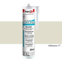 Silikon Keramik Fugen Fliesen 310ml Abdichtung Farbe silbergrau 1 Stück - Sopro von SOPRO