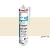 Silikon Keramik Fugen Fliesen 310ml Abdichtung Farbe jasmin 1 Stück - Sopro von SOPRO