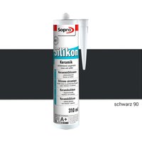 Silikon Keramik Fugen Fliesen 310ml Abdichtung Farbe schwarz 1 Stück - Sopro von SOPRO