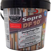 Sopro - df 10 Fliesen 1 kg Design Fuge Fugenmasse Fugenmörtel 1 bis 10mm anthrazit 66 von SOPRO