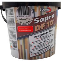 Sopro - df 10 Fliesen 1 kg Design Fuge Fugenmasse Fugenmörtel 1 bis 10mm hellgrau 16 von SOPRO