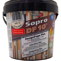 Sopro - df 10 Fliesen 1 kg Design Fuge Fugenmasse Fugenmörtel 1 bis 10mm weiss 10 von SOPRO