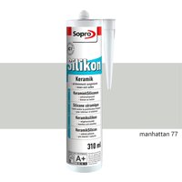 Sopro Silikon Keramik Fugen Fliesen 310ml Abdichtung Farbe manhattan 1 Stück von SOPRO