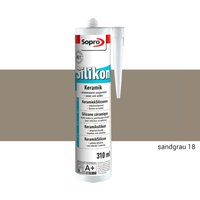 Silikon Keramik Fugen Fliesen 310ml Abdichtung Farbe sandgrau 1 Stück - Sopro von SOPRO